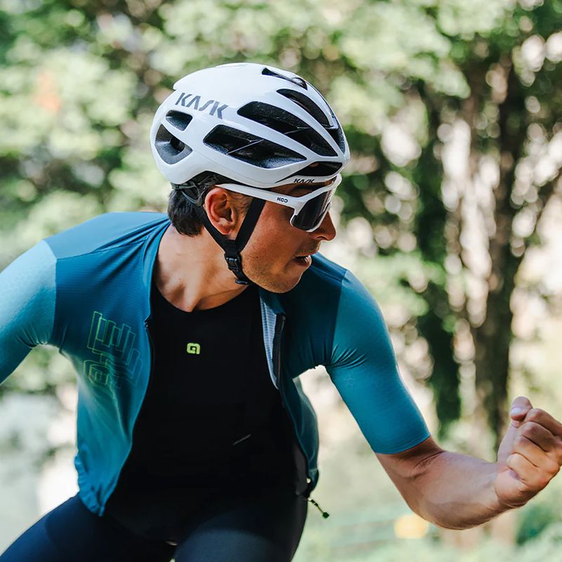 Maglietta da ciclismo da uomo Alé Follow Me teal 7