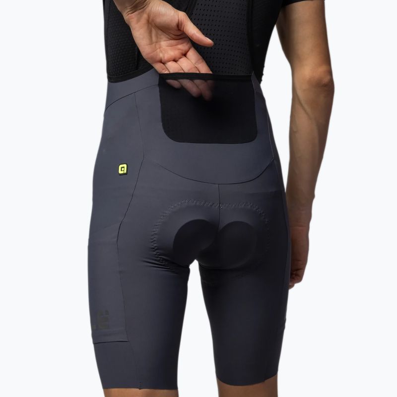 Pantaloncini da ciclismo da uomo Alé Gravel Pro Bibshorts titanium 5