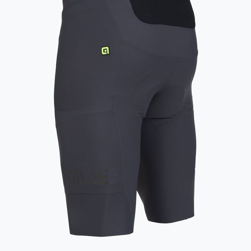 Pantaloncini da ciclismo da uomo Alé Gravel Pro Bibshorts titanium 10