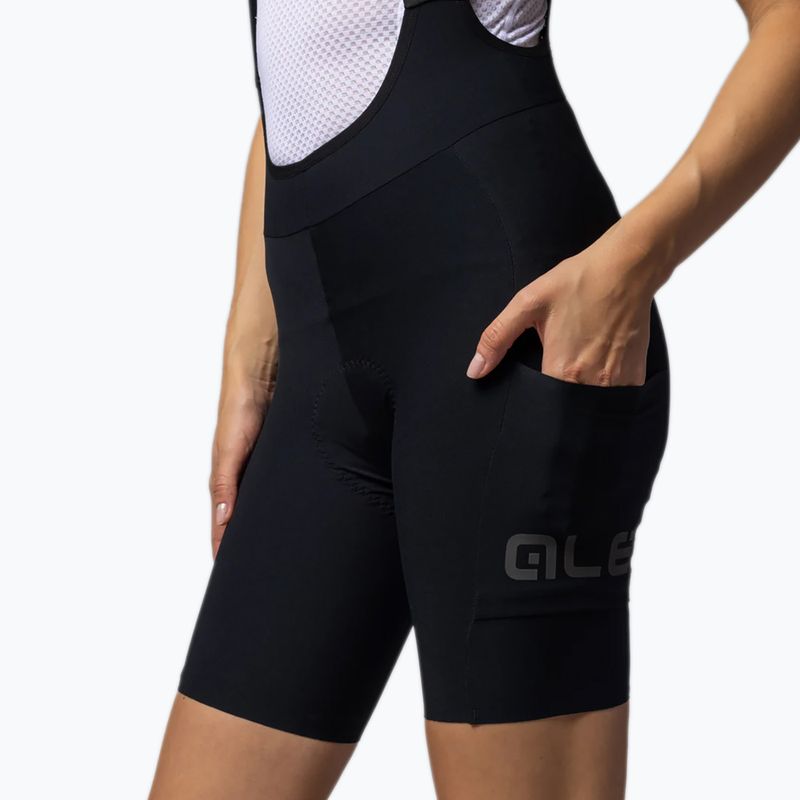 Pantaloncini da ciclismo da donna Alé Gravel Pro Bibshorts black 5