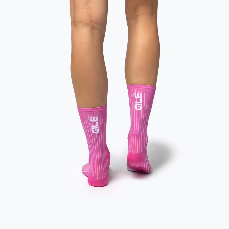 Calze Alé Color Block 18 cm fucsia 3