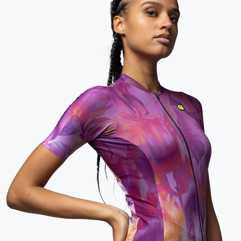 Maglia ciclismo donna Alé Jardin viola 3