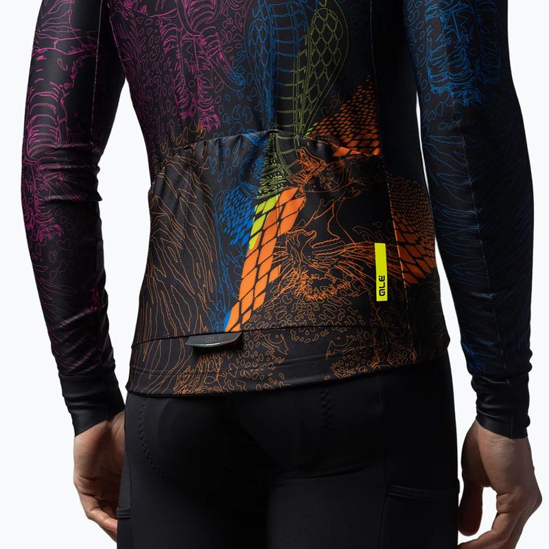 Felpa da ciclismo uomo Alé Zanzibar Jersey multicolore/multicolor 6