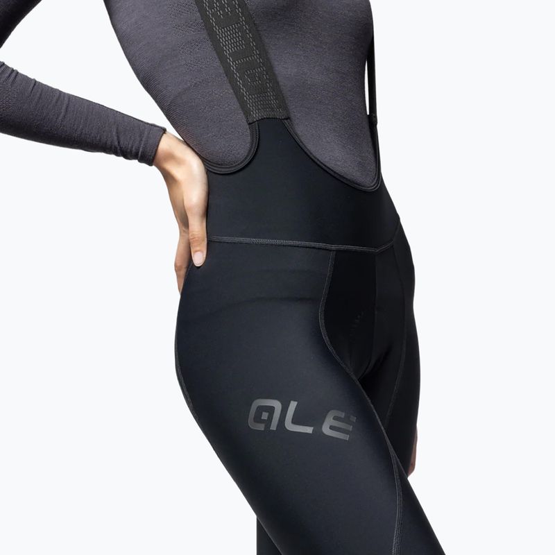 Pantaloni da ciclismo da donna Alé Winter Bibtights nero/black 5