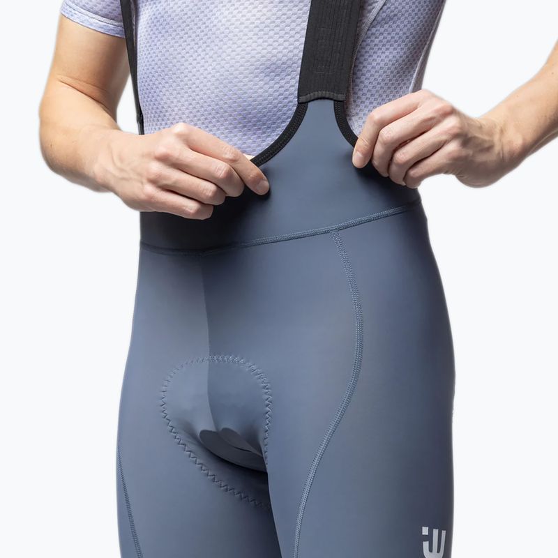 Pantaloncini da ciclismo da uomo Alé Magic Colour Bibshorts steel 3