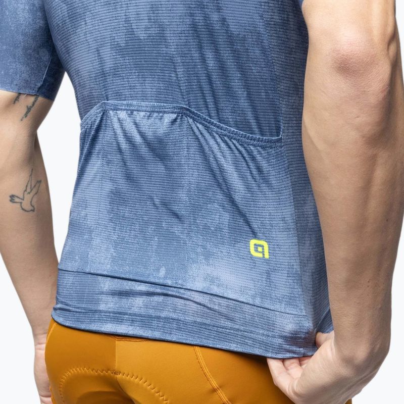 Maglietta da ciclismo da uomo Alé Deep powder blue 5