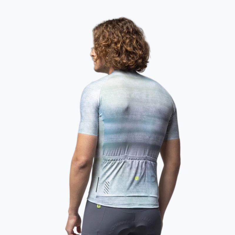 Maglietta da ciclismo da uomo Alé Traccia white 3