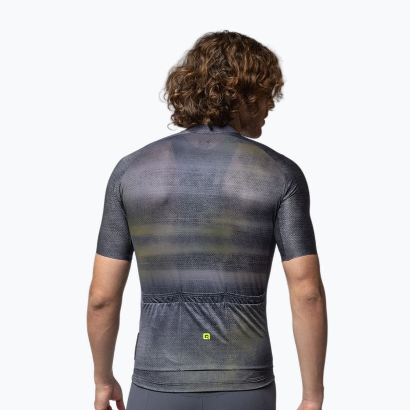 Maglietta da ciclismo da uomo Alé Traccia black 2