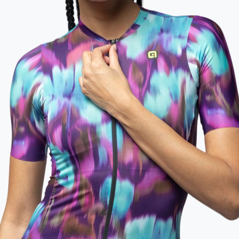 Maglia da ciclismo da donna Alé Jardin 2.0 purple combo 4