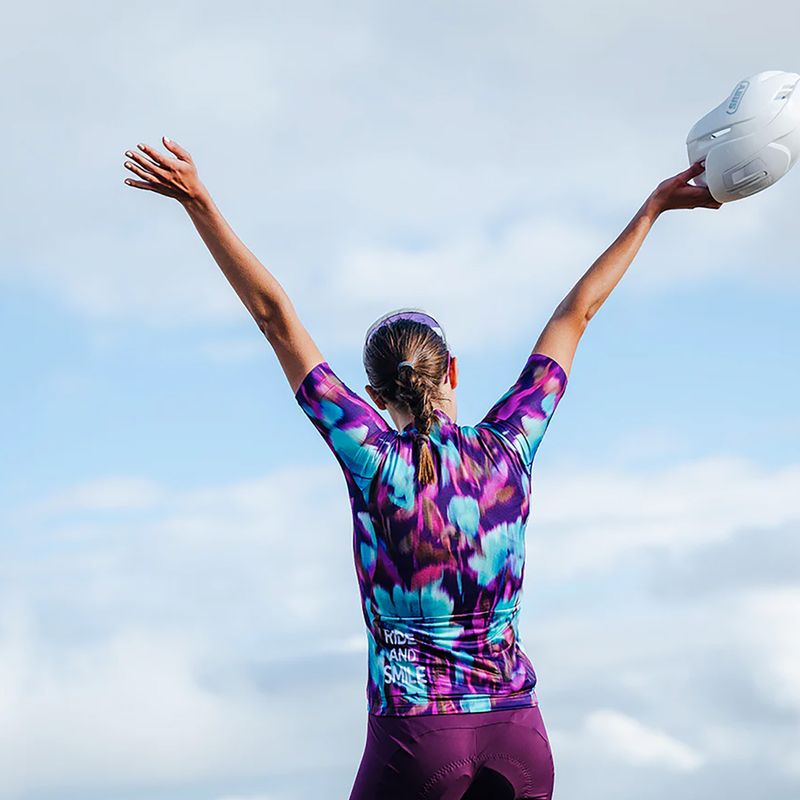 Maglia da ciclismo da donna Alé Jardin 2.0 purple combo 7