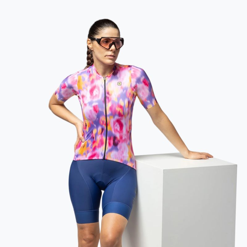Maglia da ciclismo da donna Alé Jardin 2.0 pink combo 2