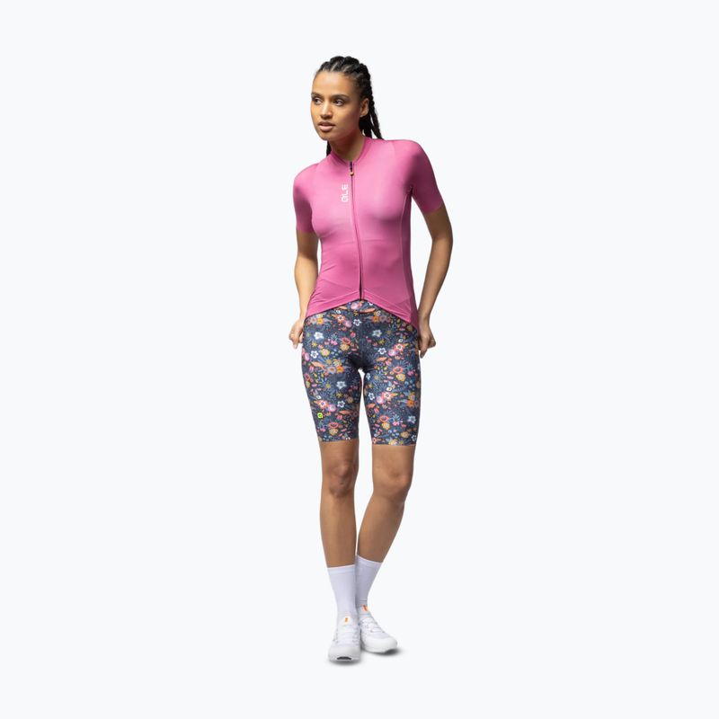 Maglia da ciclismo da donna Alé Color Block blush 2