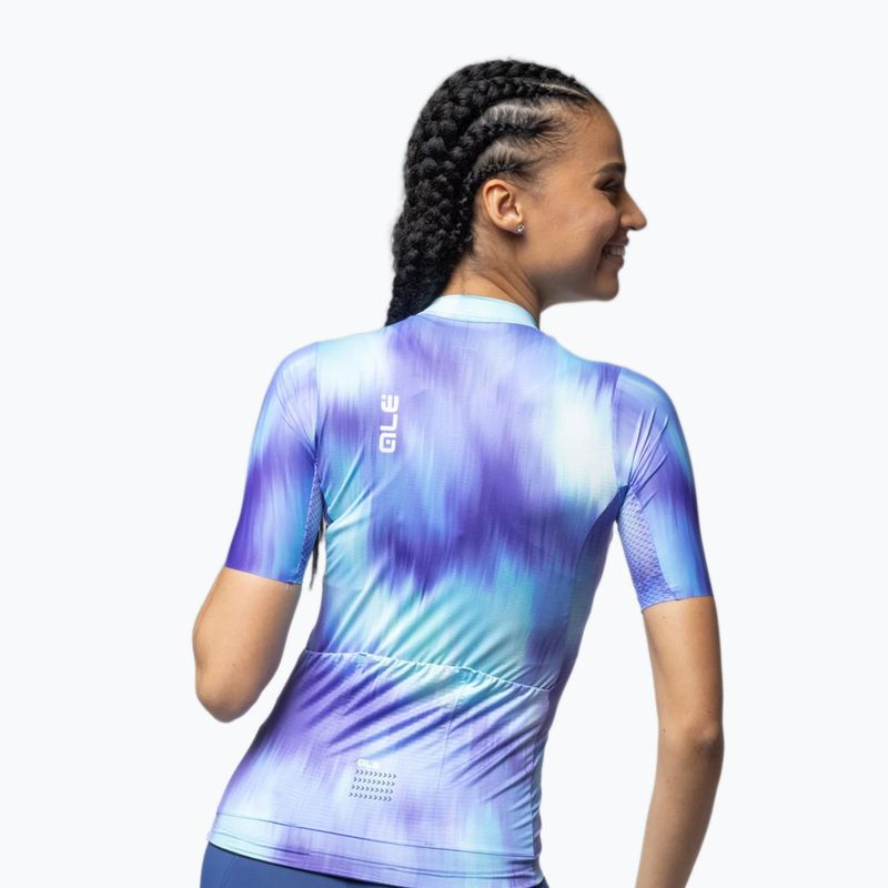 Maglia da ciclismo da donna Alé Argon light blue combo 3