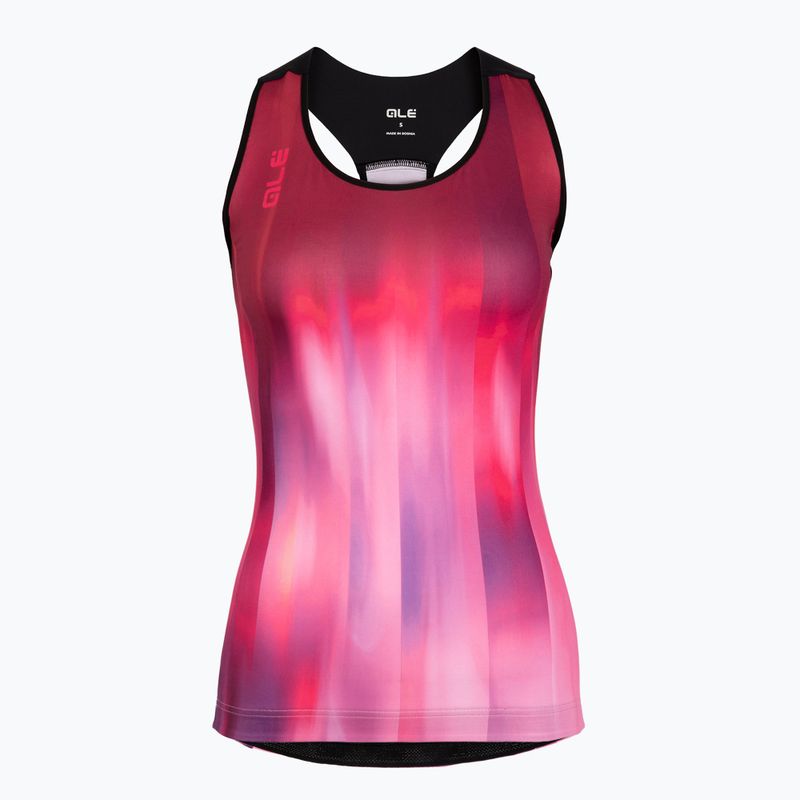Maglia da ciclismo da donna Alé Crazy TT pink combo 6