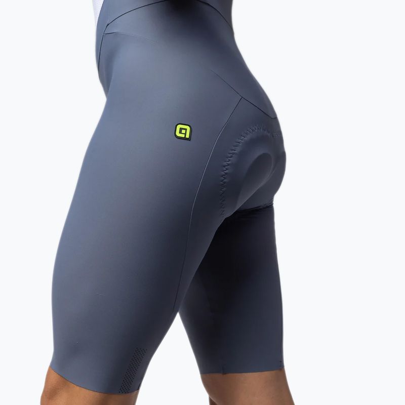 Pantaloncini da ciclismo da uomo Alé Go Bibshorts steel 4