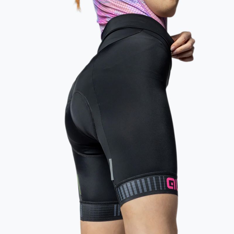 Pantaloncini da ciclismo da donna Alé Traguardo 2.0 fluo pink 5