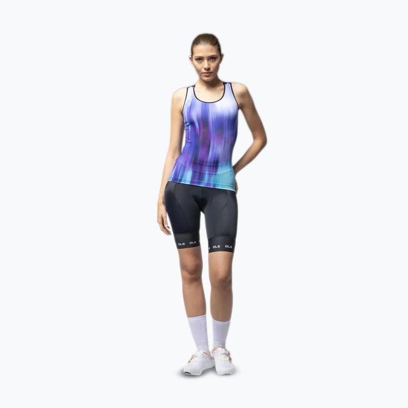 Maglia da ciclismo da donna Alé Crazy TT blue combo 2
