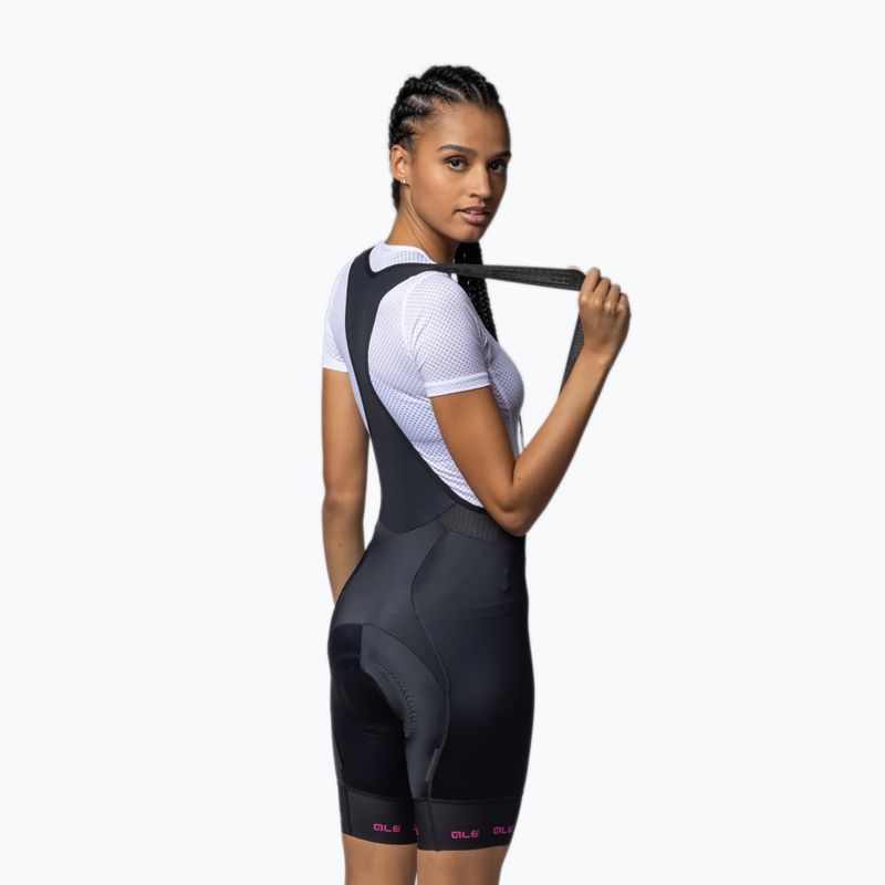 Pantaloncini da ciclismo da donna Alé Strada 2.0 Bibshorts fuchsia 2