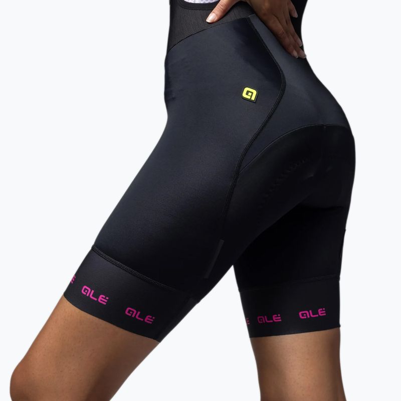 Pantaloncini da ciclismo da donna Alé Strada 2.0 Bibshorts fuchsia 4