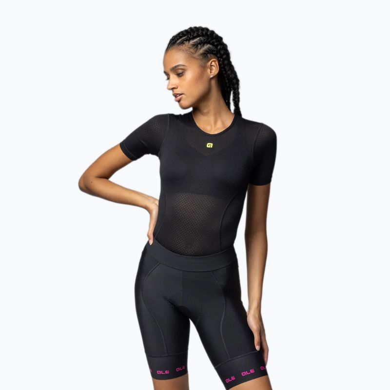 Pantaloncini da ciclismo da donna Alé Strada 2.0 fuchsia 2