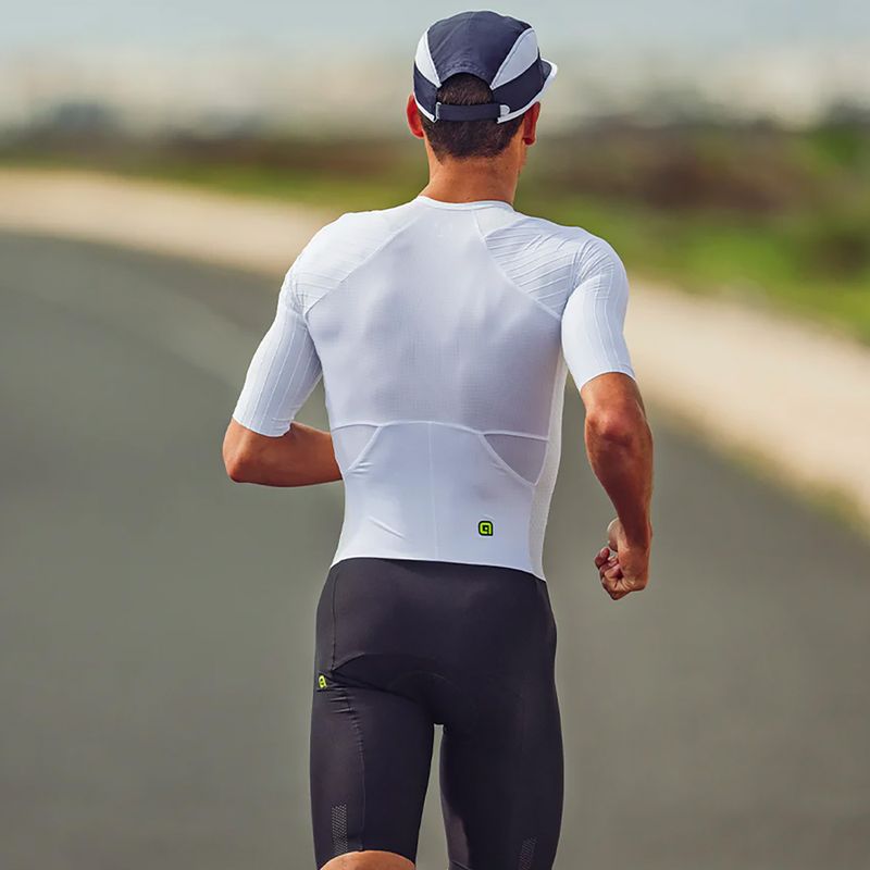 Body da triathlon da uomo Alé Eagle Tri white 8