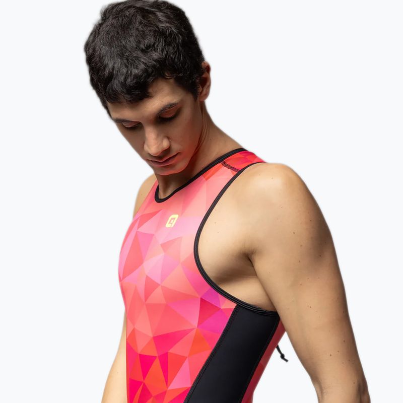 Body da triathlon da uomo Alé Triple pink combo 3