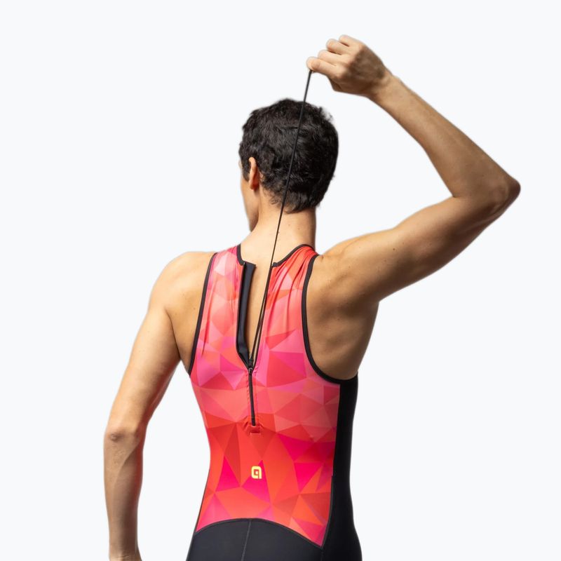 Body da triathlon da uomo Alé Triple pink combo 4