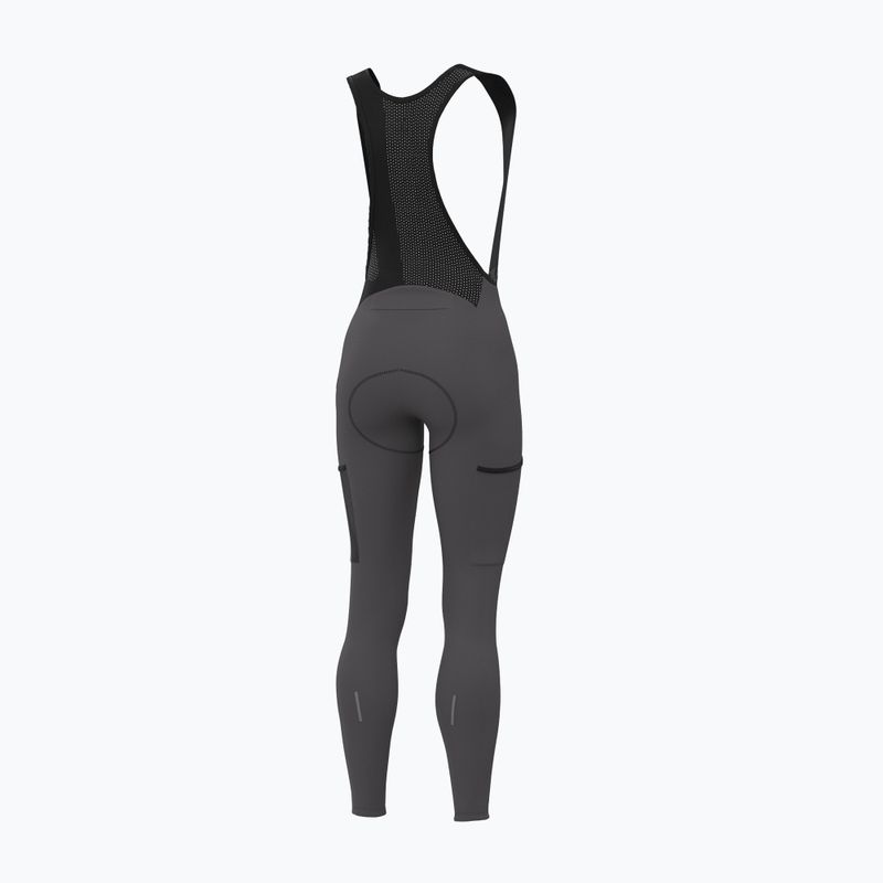 Pantaloni da ciclismo da donna Alé Stones Cargo 2.0 Bibtights acciaio/steel 2