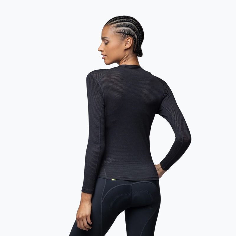Maglia antitraspirante da ciclismo donna Alé Merino LS nero/black 2