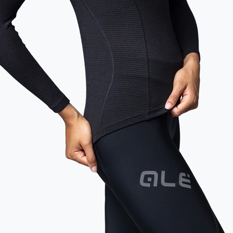 Maglia antitraspirante da ciclismo donna Alé Merino LS nero/black 7