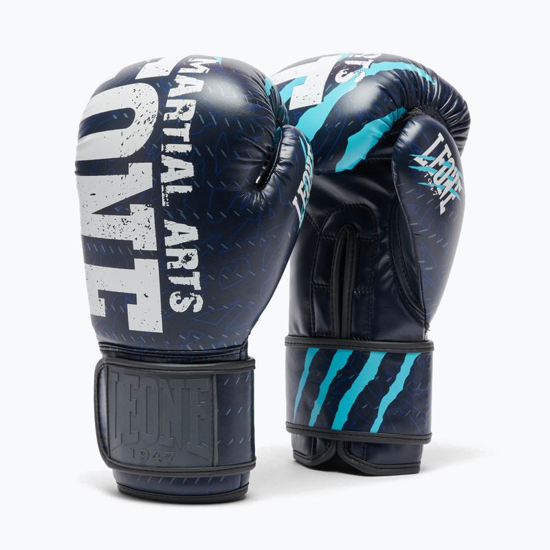 Guantoni da boxe LEONE 1947 Primal Instinct Competition blue 2