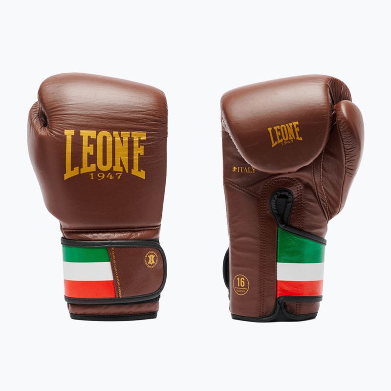 Guantoni da boxe LEONE 1947 Italy '47 black/white/brown