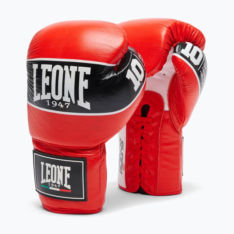 Guantoni da boxe LEONE 1947 Shock Pro pink/red 2