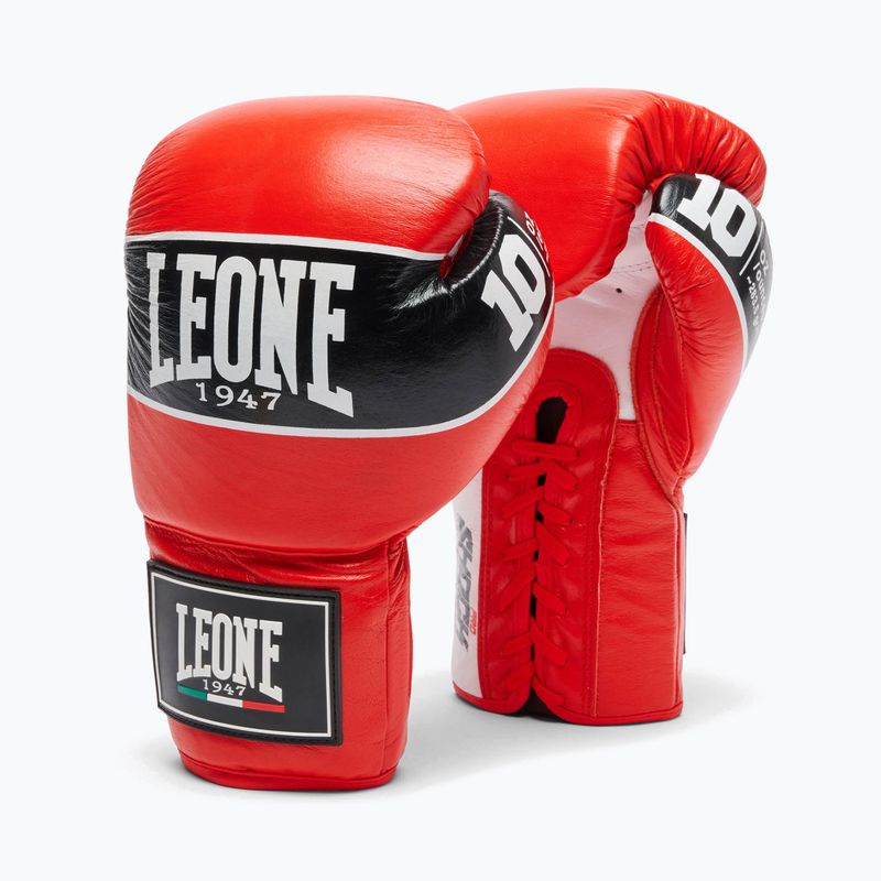 Guantoni da boxe LEONE 1947 Shock Pro red 2