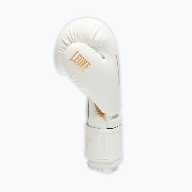 Guantoni da boxe LEONE 1947 Idol white/gold 5