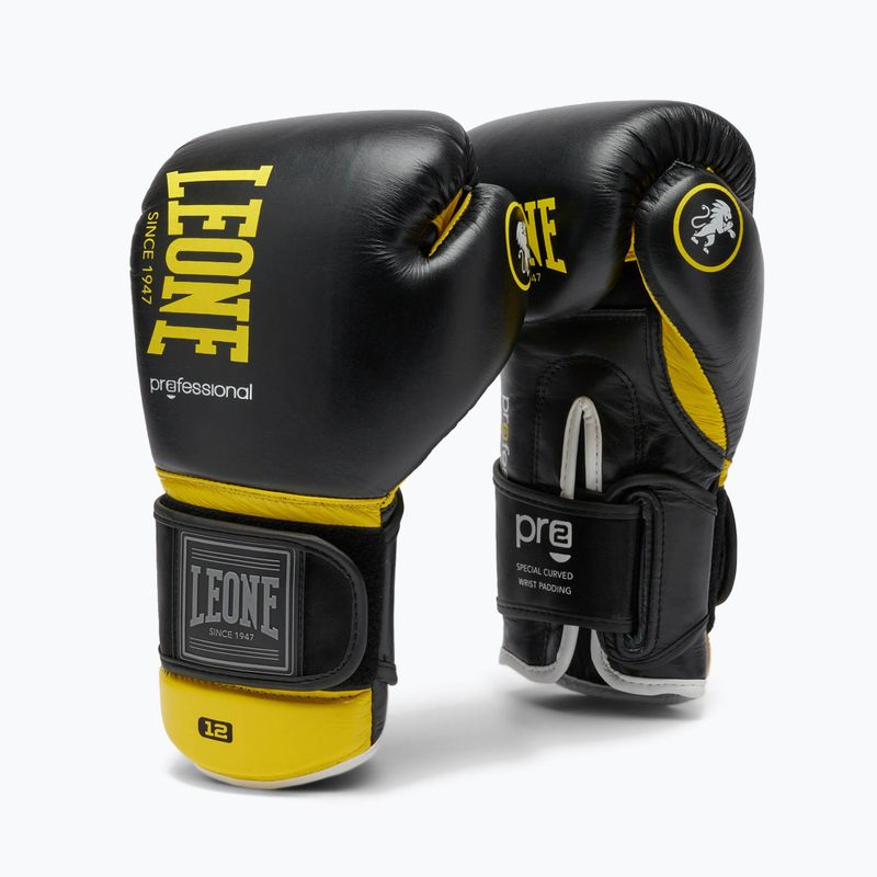 Guantoni da boxe LEONE 1947 Professional 2 yellow 2