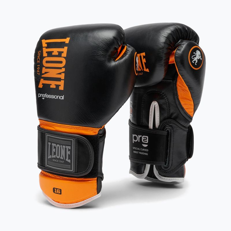 Guantoni da boxe LEONE 1947 Professional 2 orange 2