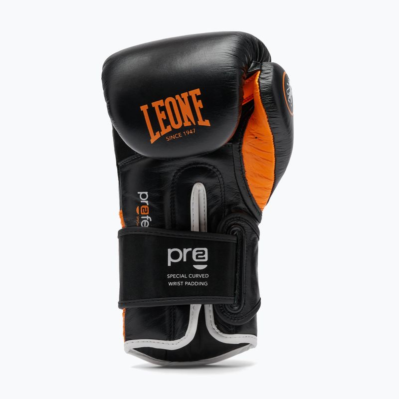 Guantoni da boxe LEONE 1947 Professional 2 orange 4