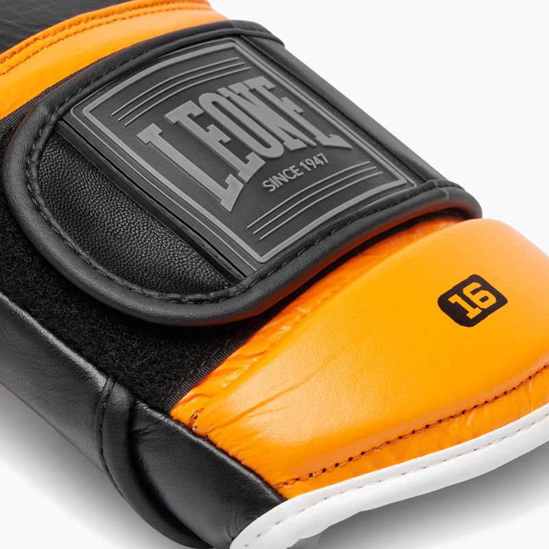 Guantoni da boxe LEONE 1947 Professional 2 orange 7