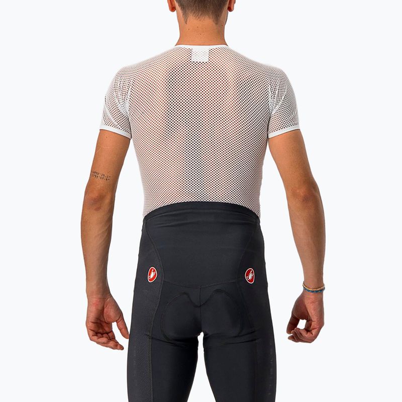 Felpa da ciclismo Castelli Core Mesh 3 da uomo, bianco 2