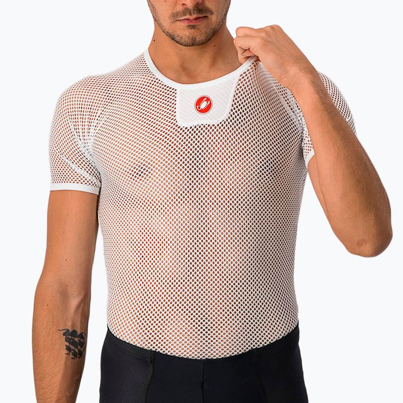 Felpa da ciclismo Castelli Core Mesh 3 da uomo, bianco 3