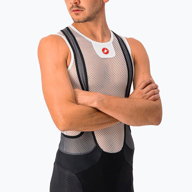 Maglia da ciclismo Castelli Core Mesh 3 senza maniche da uomo, bianco 3