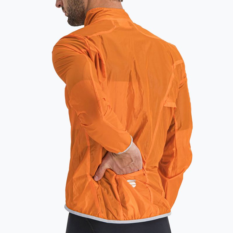 Giacca da ciclismo Sportful Hot Pack Easylight arancione sdr da uomo 8