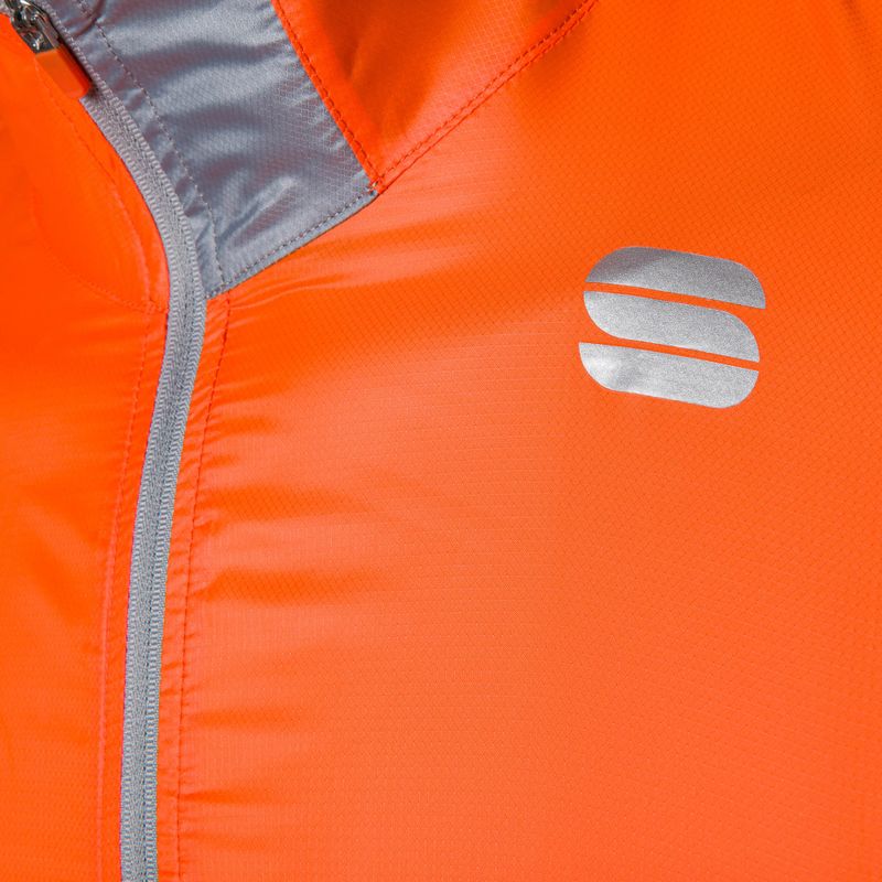 Giacca da ciclismo Sportful Hot Pack Easylight arancione sdr da uomo 3