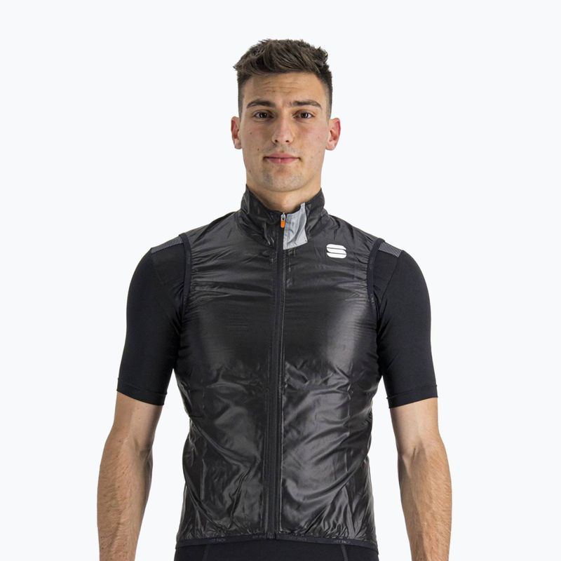 Gilet da ciclismo Sportful Hot Pack Easylight da uomo, nero