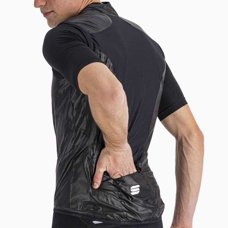 Gilet da ciclismo Sportful Hot Pack Easylight da uomo, nero 4