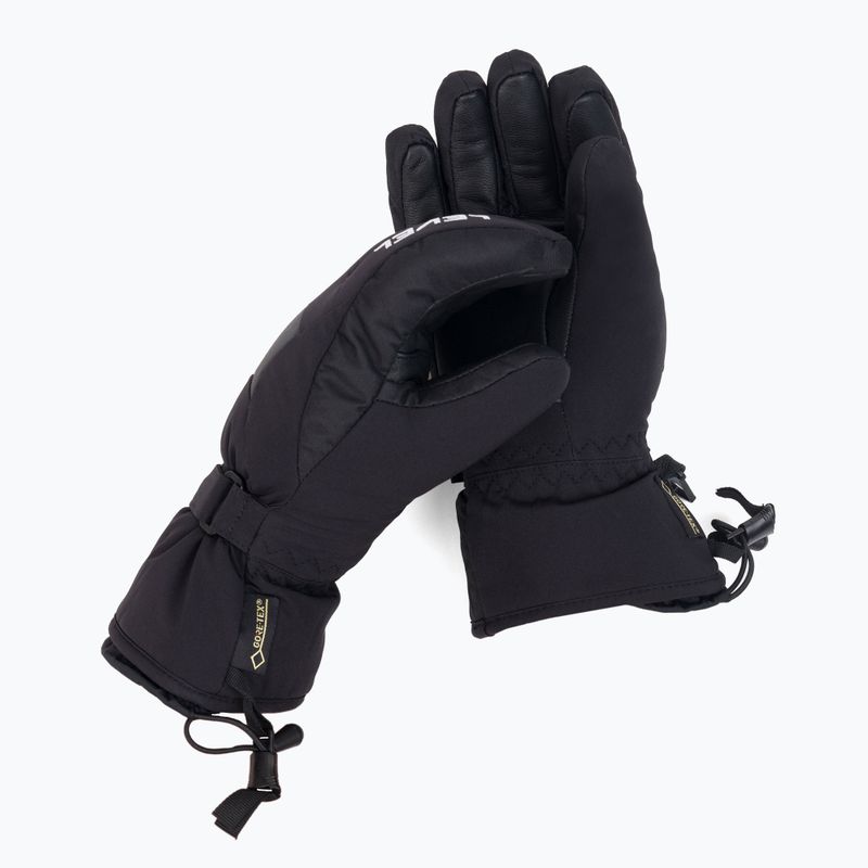 Level Super Radiator Jr guanto da sci per bambini Gore-Tex pk nero