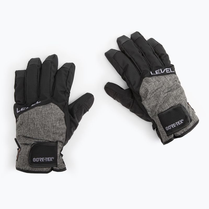 Guanto da sci Level Rescue Gore-Tex da uomo nero/grigio 2