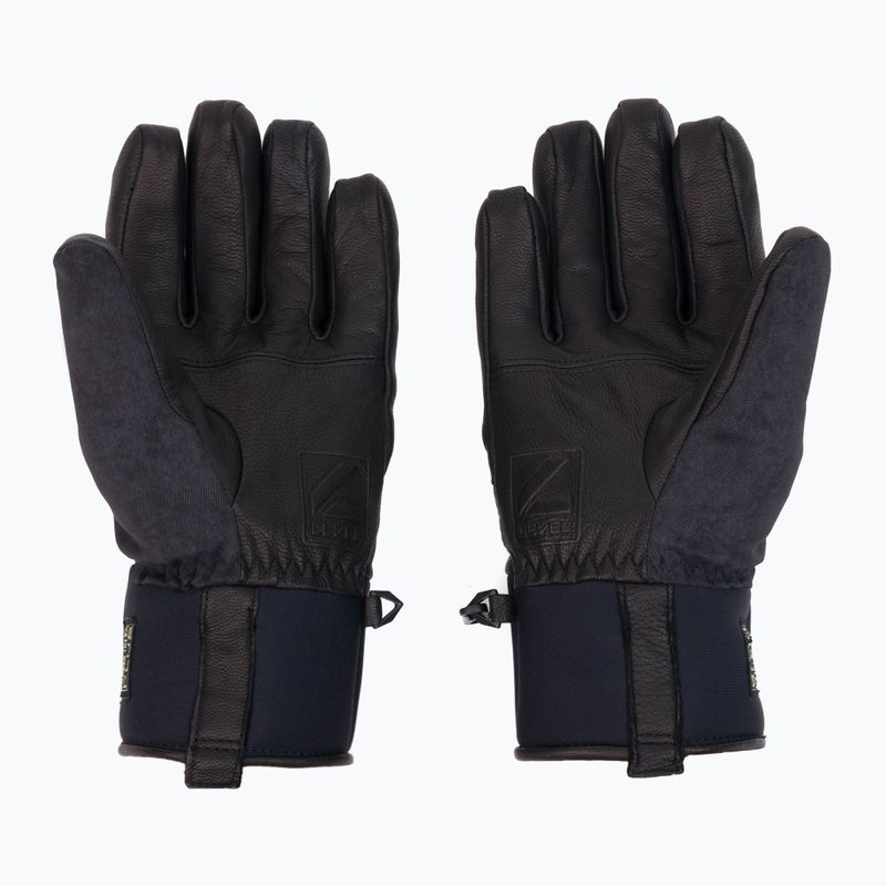 Guanti da snowboard da uomo Level Rover nero/grigio 2