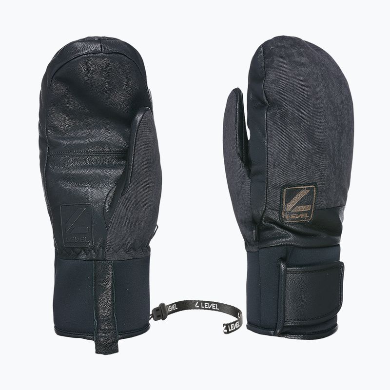 Guanti da snowboard Level Rover Mitt black/grey
